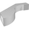 Ekena Millwork 3-in. W x 16-in. D x 16-in. H Del Monte Architectural Grade PVC Knee Brace BRCP03X16X16DEL - alternate 4